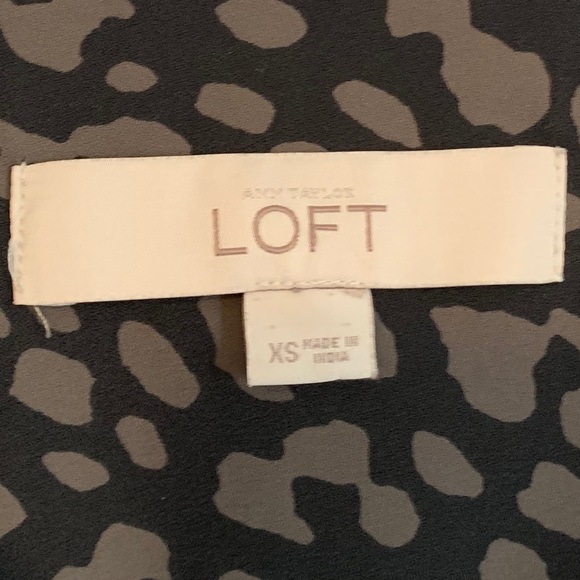 LOFT Animal Print Dress - Picture 2 of 4